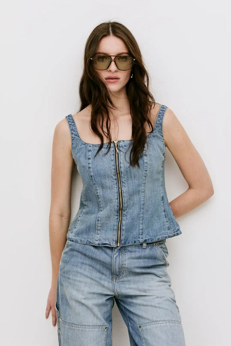 Top Clara Jeans - Bonne Soirée