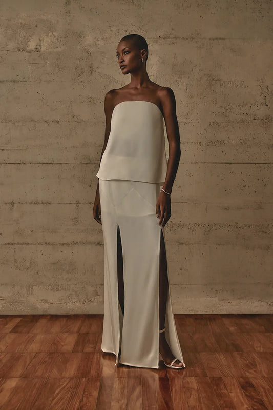 Blusa Elise Crepe Off White