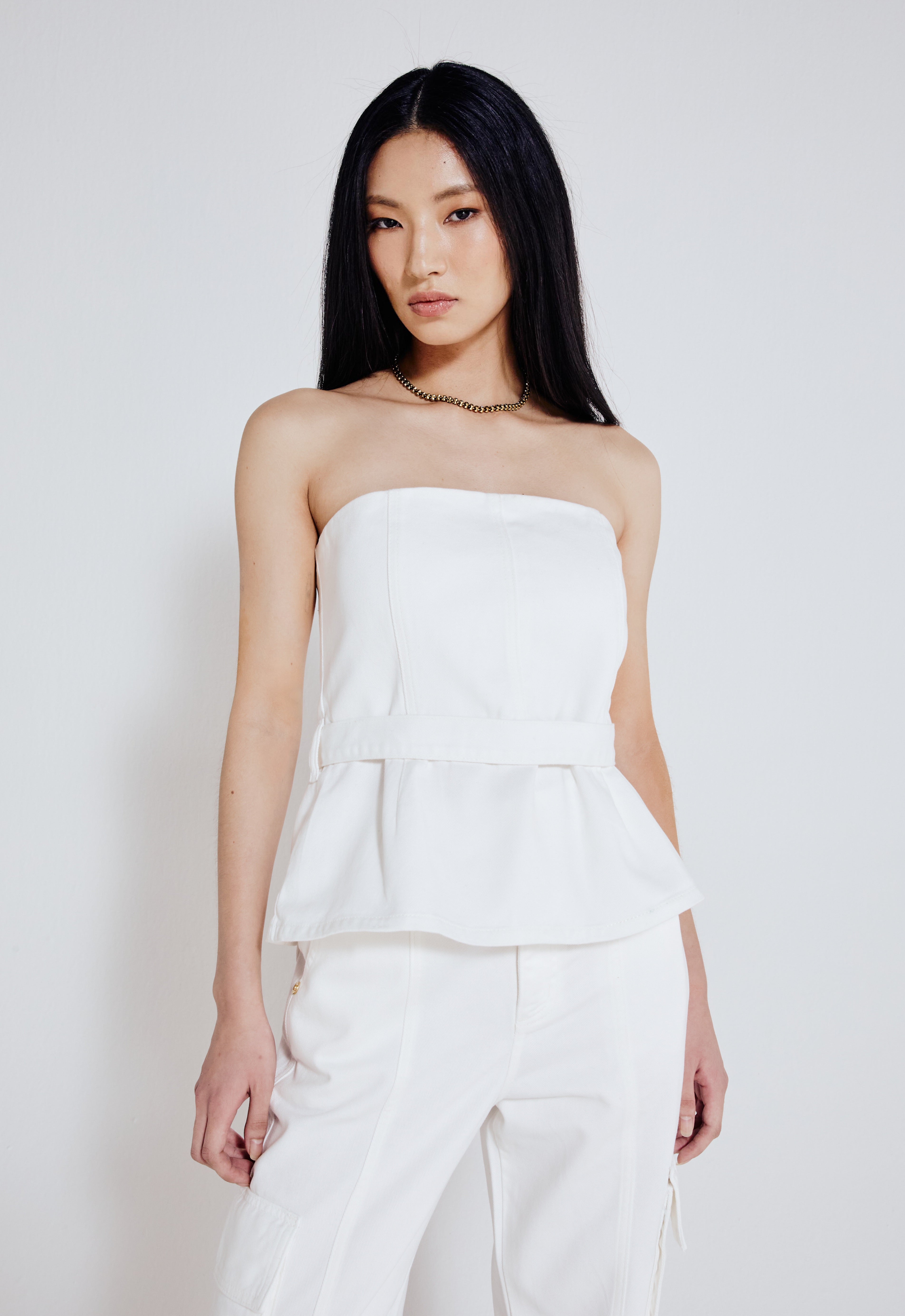 Top Jeans Lucie Off White