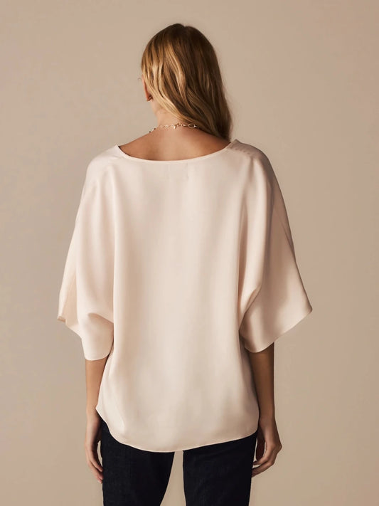 Blusa Inès Crepe Blush - Bonne Soirée