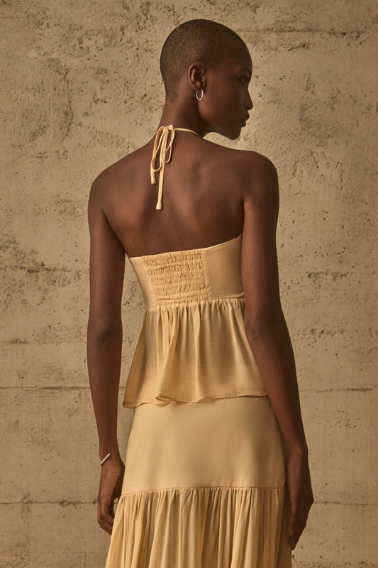 Blusa Florence Manteiga - Bonne Soirée