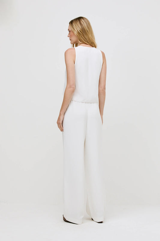 Calça Crepe Gal Off White