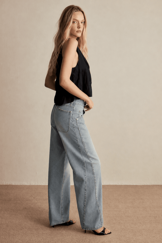 Calça Jeans Barrel Cassis - Bonne Soirée