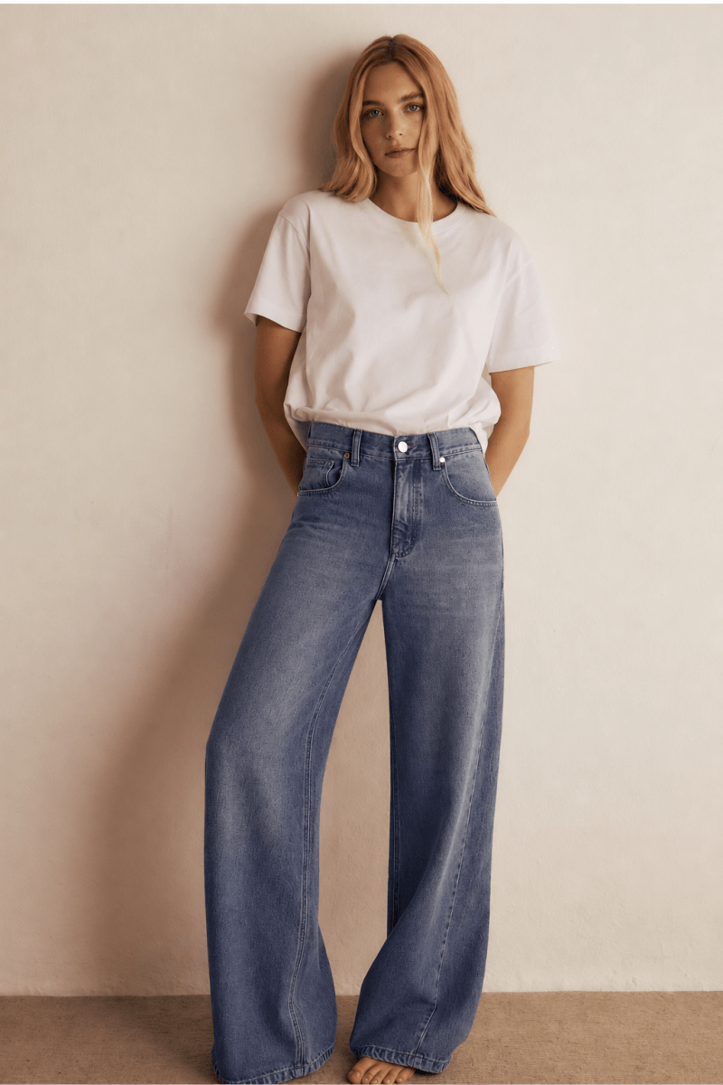 Calça Jeans Ceci Wide Leg - Bonne Soirée