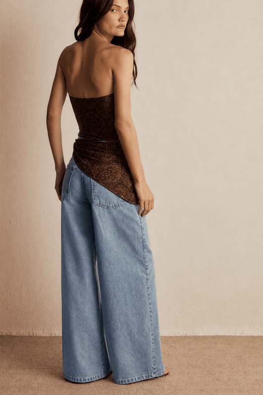 Calça Alix Jeans Vintage - Bonne Soirée