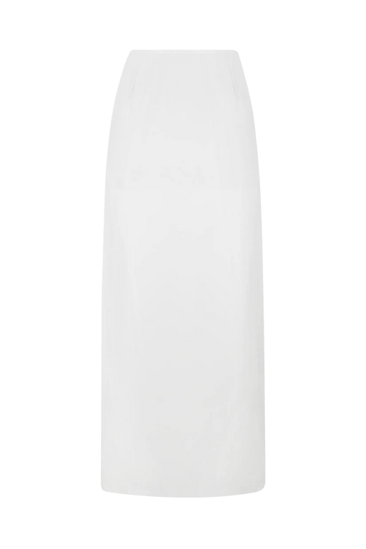 Saia Crepe Claire - Off White - Bonne Soirée