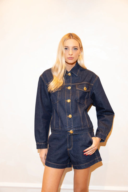Jaqueta Jeans Bardot - Bonne Soirée