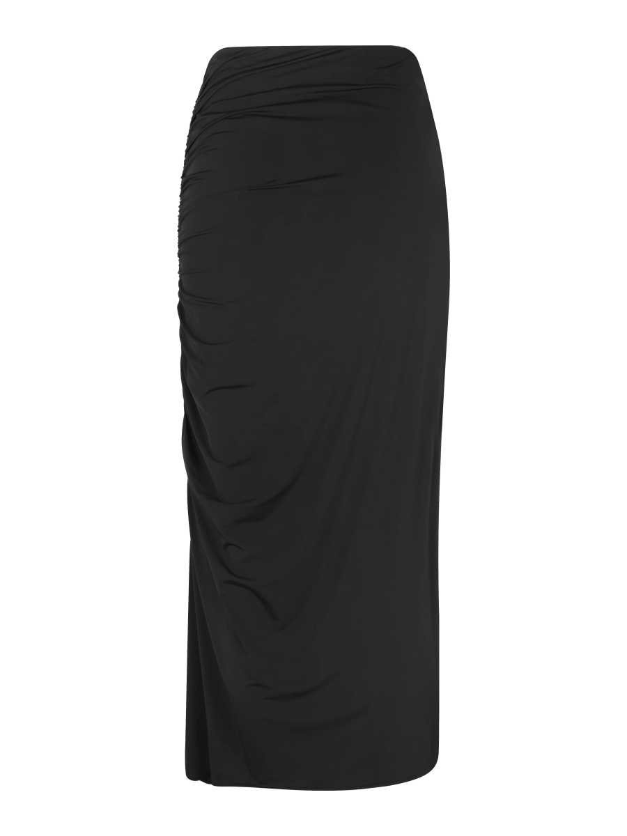 Saia Midi Madison - Preto - Bonne Soirée