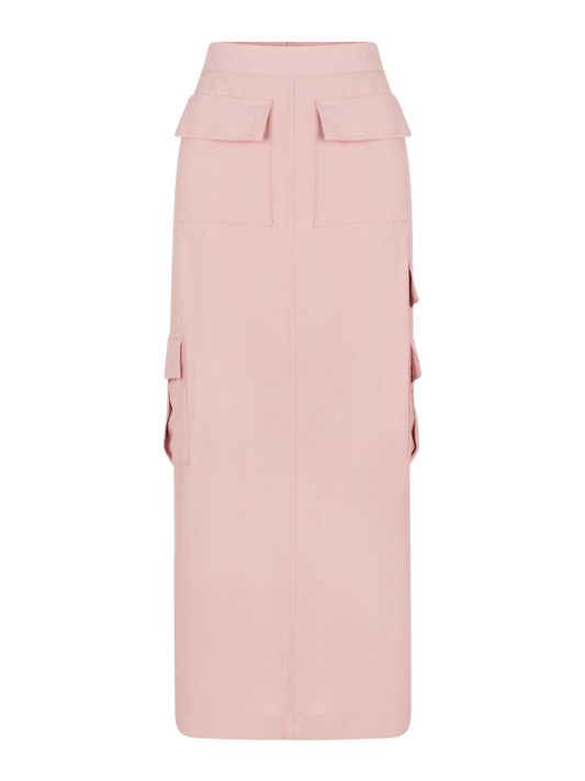 Saia Longa Celine - Rosa Claro - Bonne Soirée