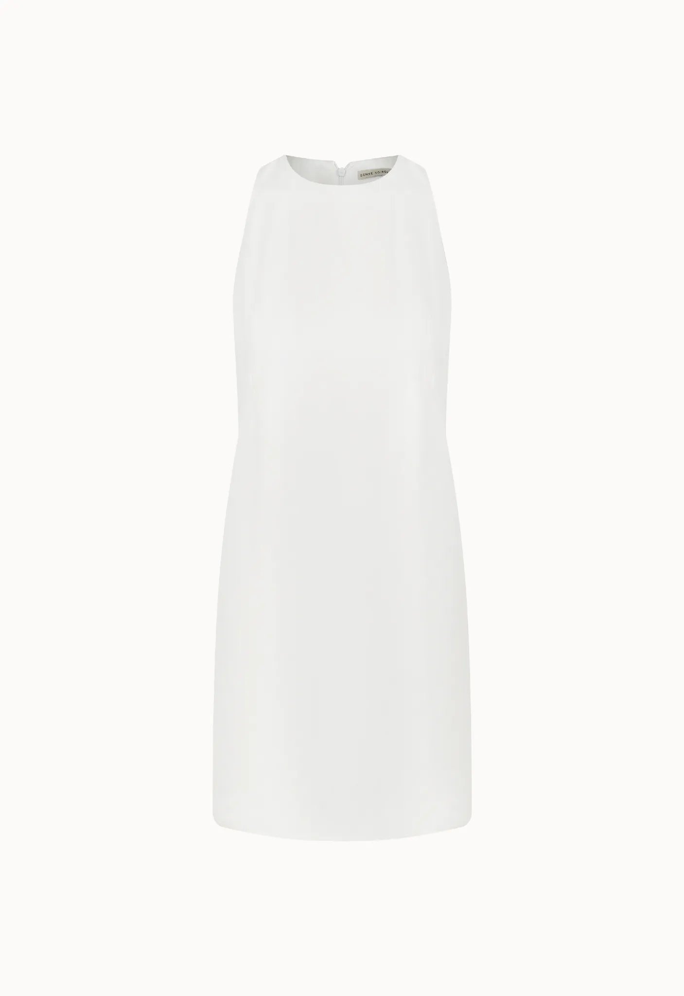 Vestido Crepe Diana - Off White - Bonne Soirée