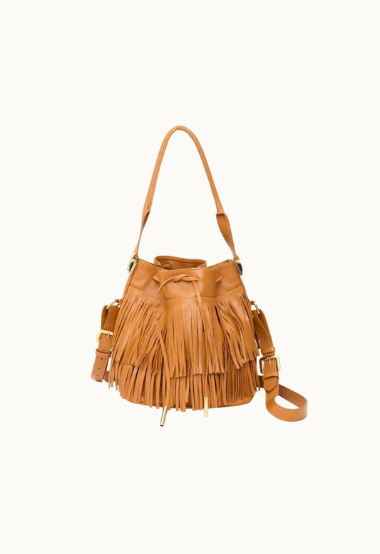 Bolsa Le Bucket Couro Caramelo - Bonne Soirée