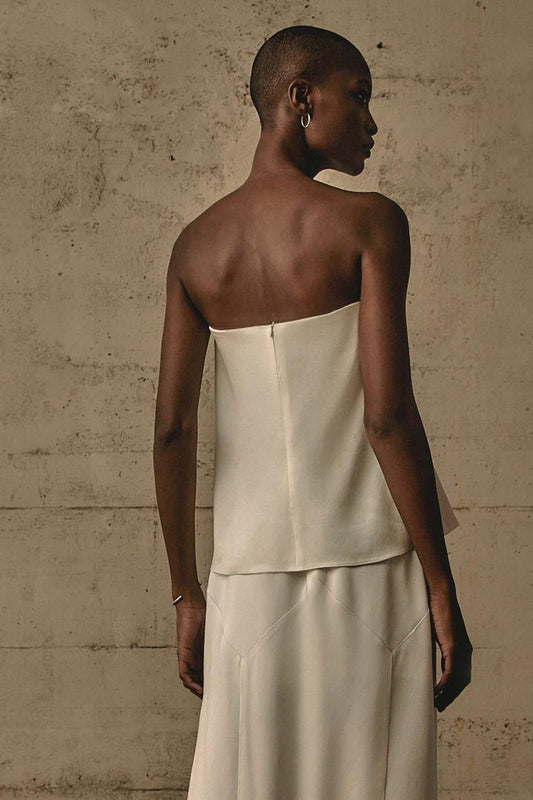 Blusa Elise Crepe Off White