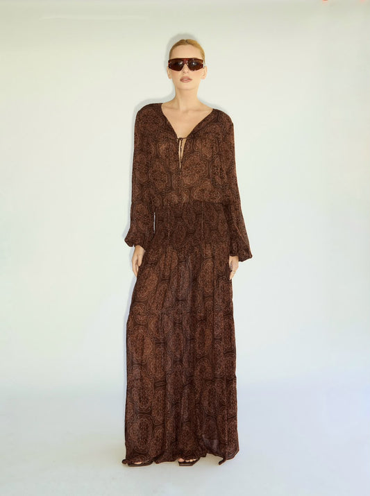 Saia Longa Sienne Paisley