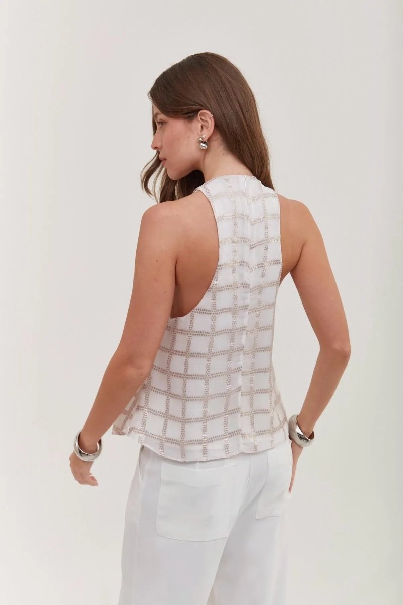 Regata Seda Nadador Silvia - Off White - Bonne Soirée