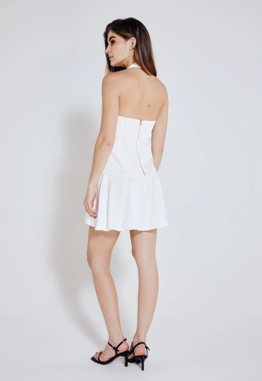 Vestido Balonê Delphine - Off White - Bonne Soirée