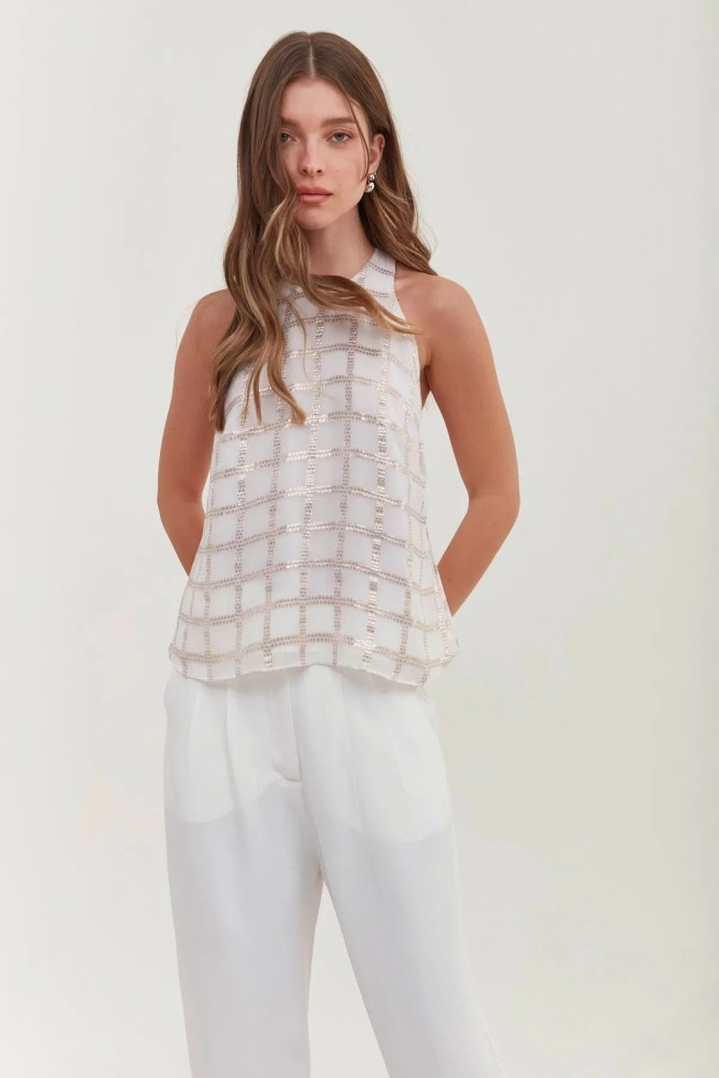 Regata Seda Nadador Silvia - Off White - Bonne Soirée