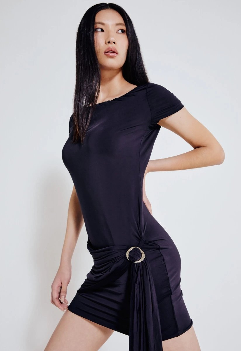 Vestido Curto Nati - Preto - Bonne Soirée