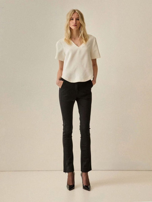 Calça Bootcut Victoria Preto - Bonne Soirée