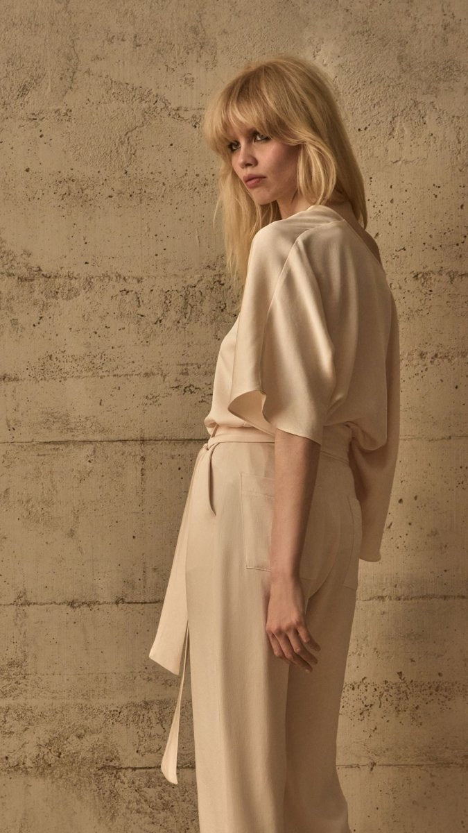 Blusa Inès Crepe Blush - Bonne Soirée