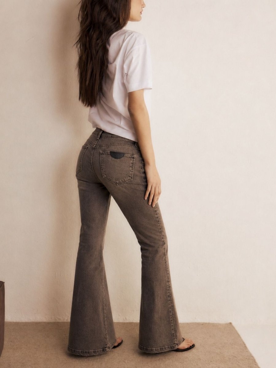 Calça Jane Jeans Black Vintage - Bonne Soirée