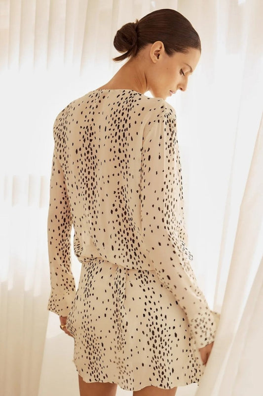 Vestido Lilou Bambi Off-White - Bonne Soirée