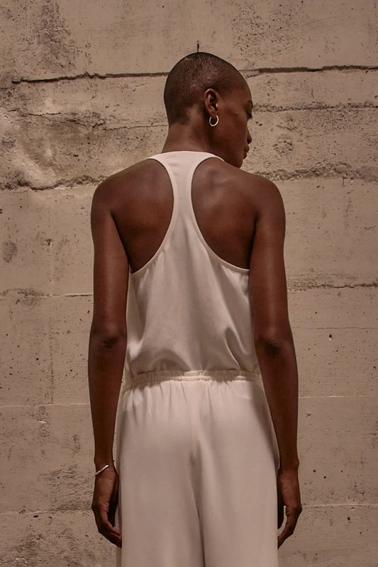 Blusa Natalie Alfaiataria Off - White - Bonne Soirée