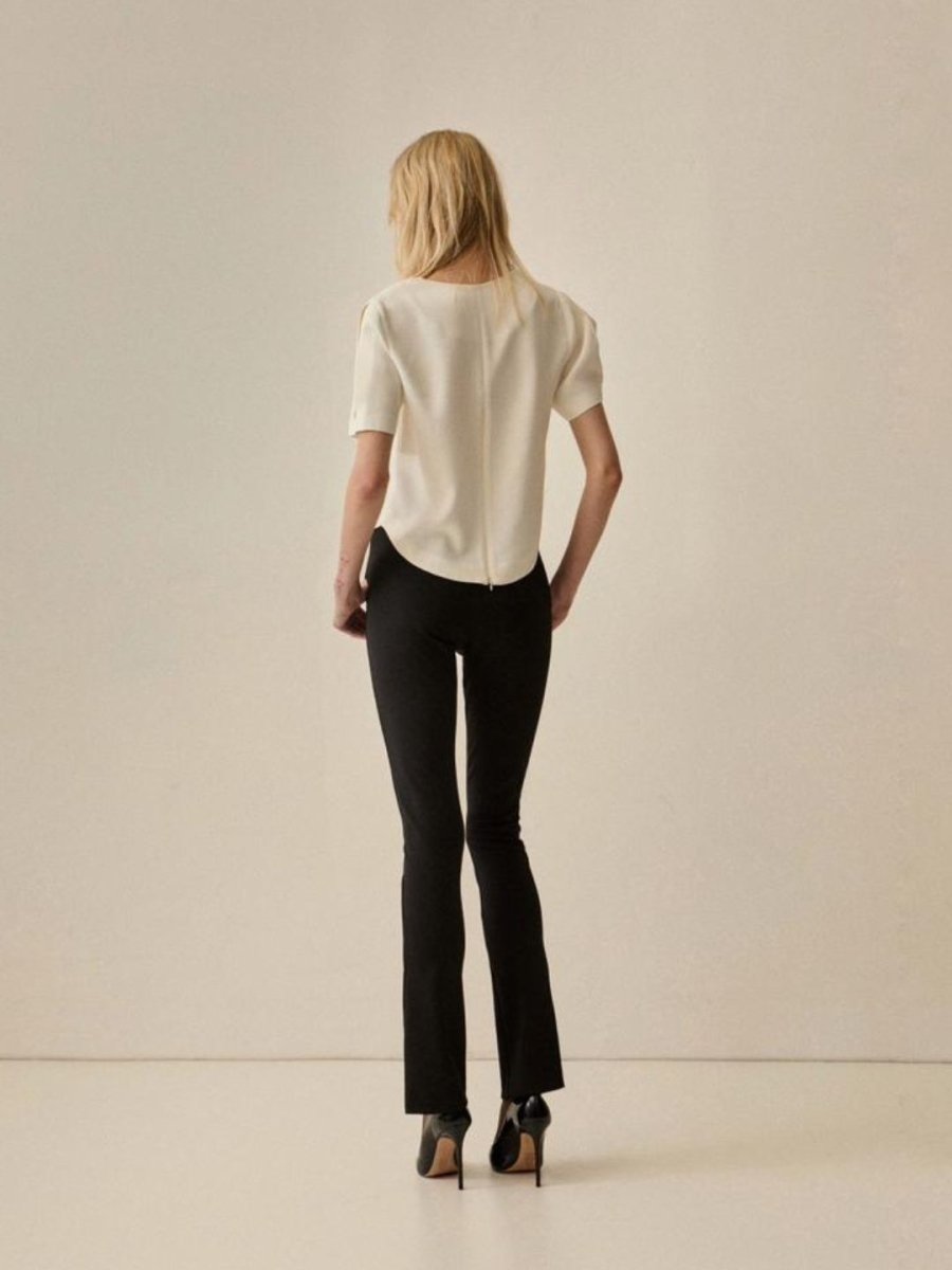 Calça Bootcut Victoria Preto - Bonne Soirée