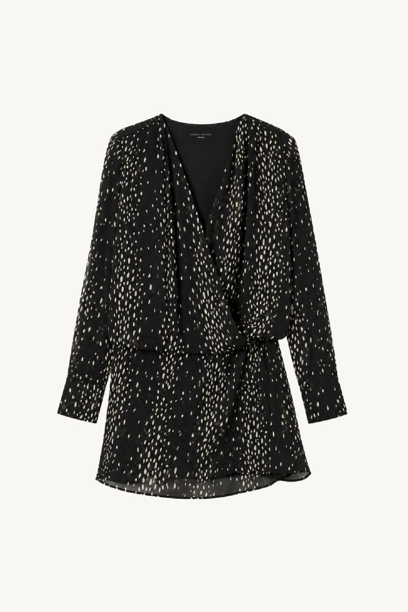 Vestido Lilou Bambi Preto - Bonne Soirée