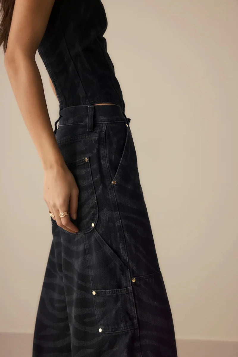 PRÉ - VENDA Calça Kayra Jeans Zebra - Entrega a partir de 12/03 - Bonne Soirée