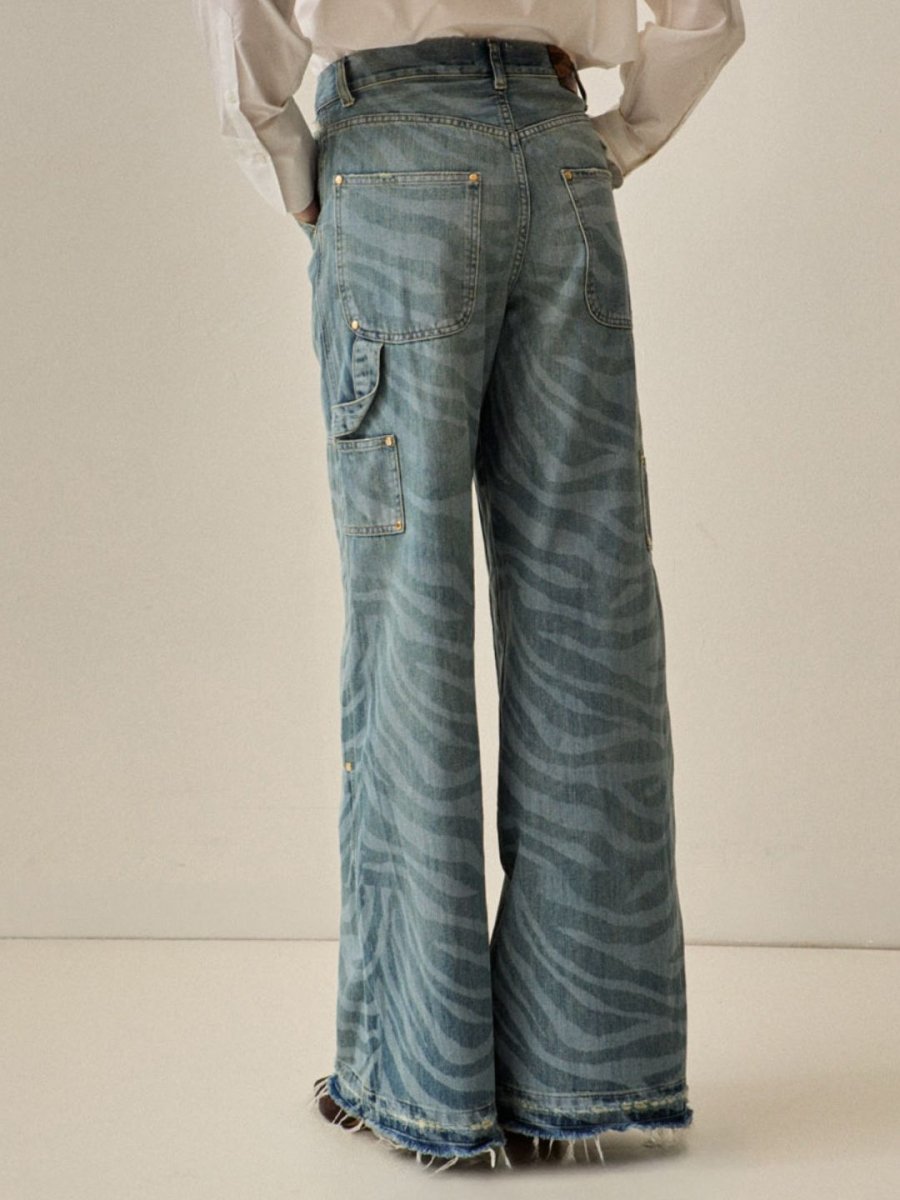 Calça Jeans Clara Zebra - Bonne Soirée